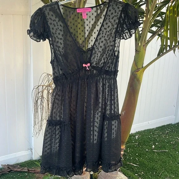 Vintage Y2K Betsey Johnson Slip Dress Intamates - Picture 7 of 16